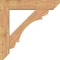 Ekena Millwork Olympic Slat Smooth Bracket w/ Offset Brace, Western Red Cedar, 7 1/2"W x 36"D x 36"H BKT0806X36X36OLY06SWR - alternate 2